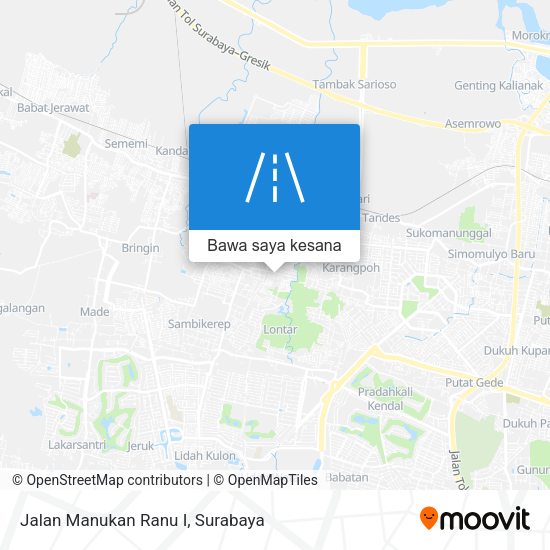 Peta Jalan Manukan Ranu I