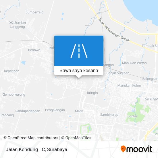 Peta Jalan Kendung I C