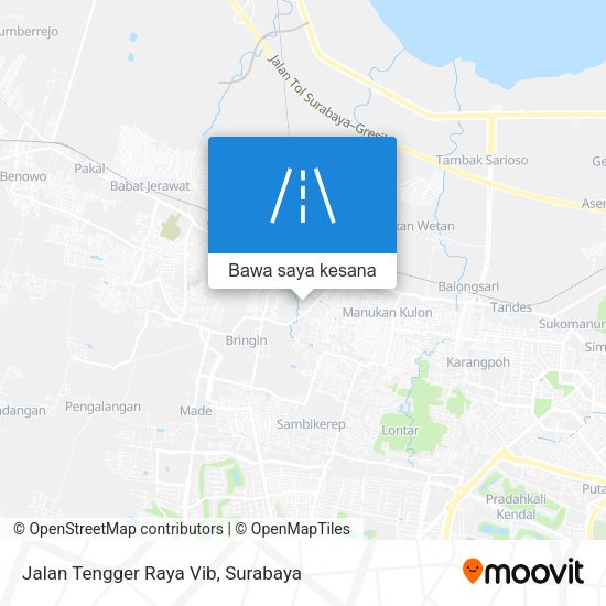 Peta Jalan Tengger Raya Vib