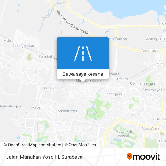 Peta Jalan Manukan Yoso III