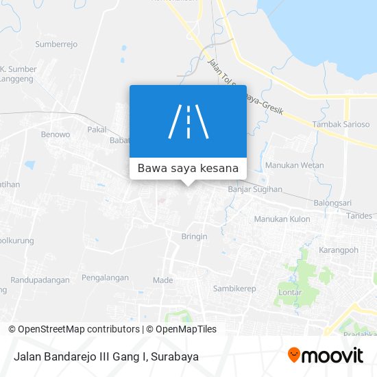 Peta Jalan Bandarejo III Gang I