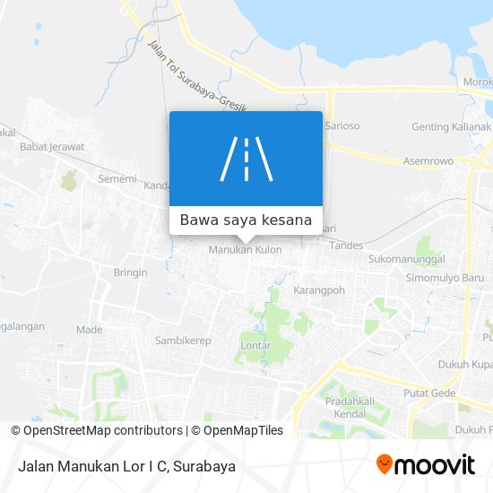 Peta Jalan Manukan Lor I C