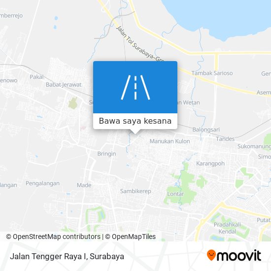 Peta Jalan Tengger Raya I