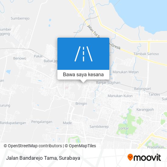 Peta Jalan Bandarejo Tama