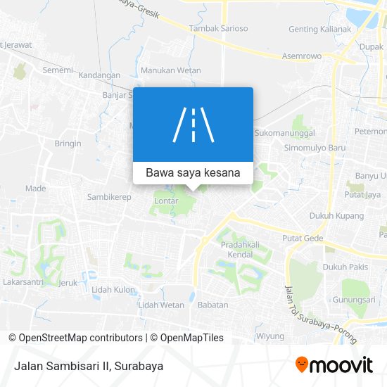 Peta Jalan Sambisari II