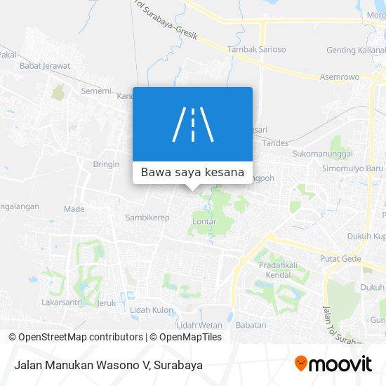 Peta Jalan Manukan Wasono V