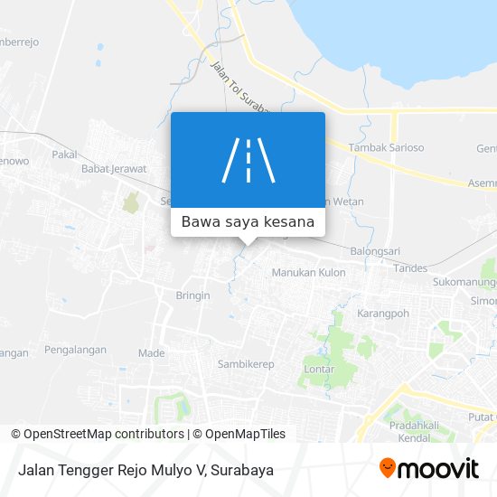 Peta Jalan Tengger Rejo Mulyo V