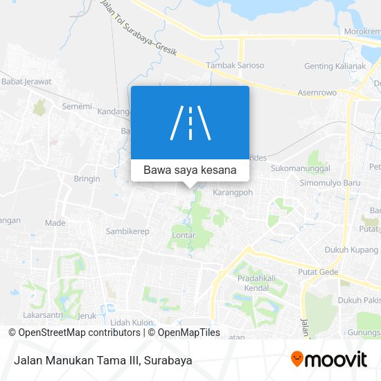 Peta Jalan Manukan Tama III