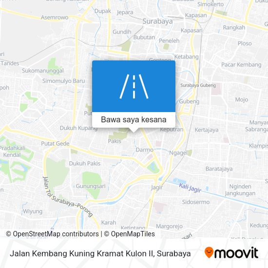 Peta Jalan Kembang Kuning Kramat Kulon II