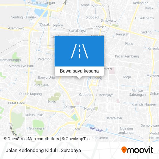 Peta Jalan Kedondong Kidul I