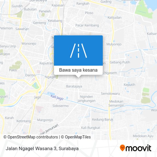 Peta Jalan Ngagel Wasana 3