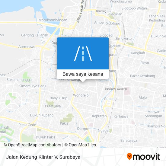 Peta Jalan Kedung Klinter V