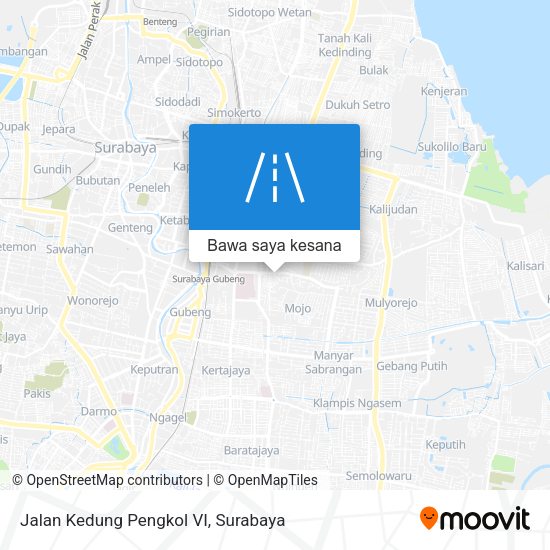 Peta Jalan Kedung Pengkol VI