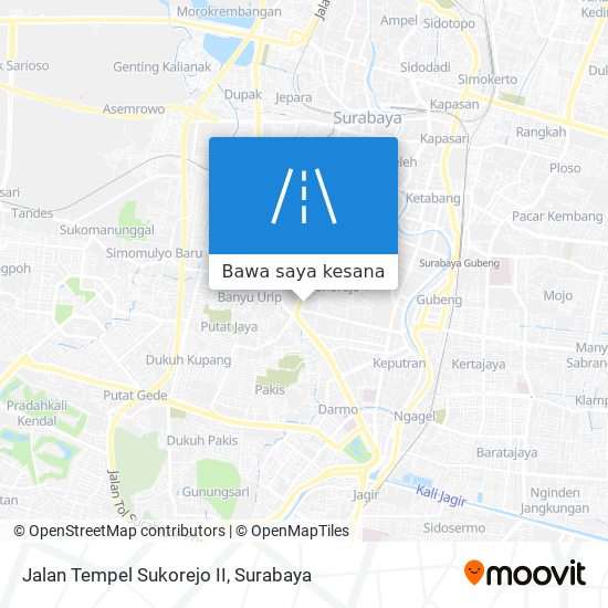 Peta Jalan Tempel Sukorejo II