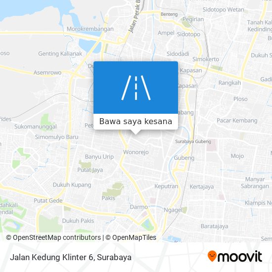 Peta Jalan Kedung Klinter 6