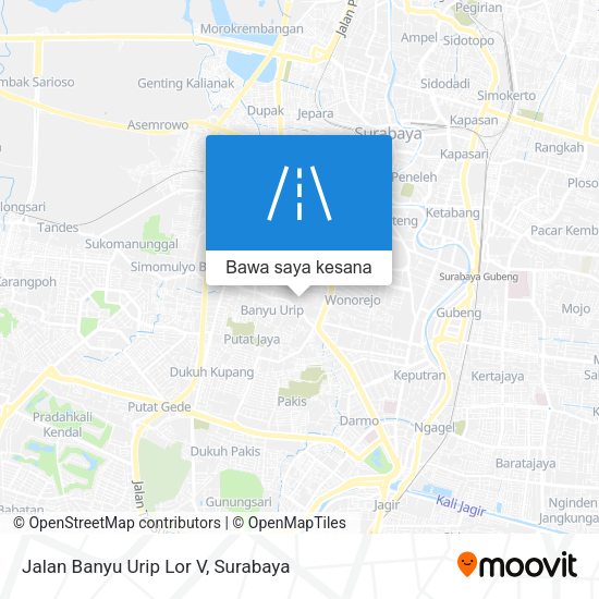 Peta Jalan Banyu Urip Lor V