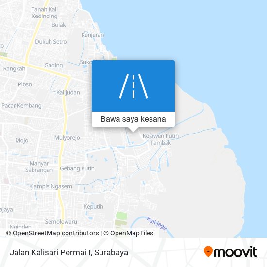 Peta Jalan Kalisari Permai I