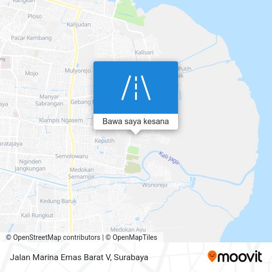 Peta Jalan Marina Emas Barat V