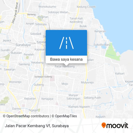 Peta Jalan Pacar Kembang Vf