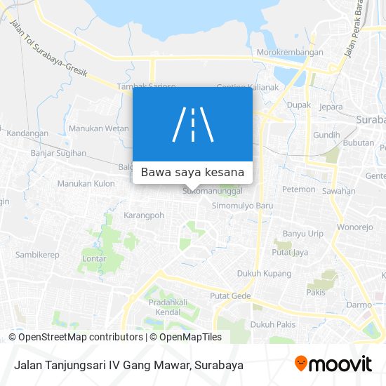 Peta Jalan Tanjungsari IV Gang Mawar