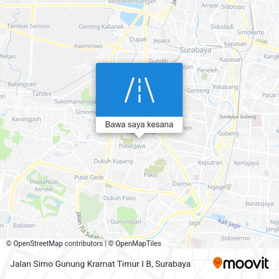 Peta Jalan Simo Gunung Kramat Timur I B