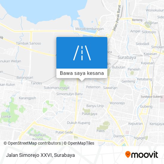 Peta Jalan Simorejo XXVI