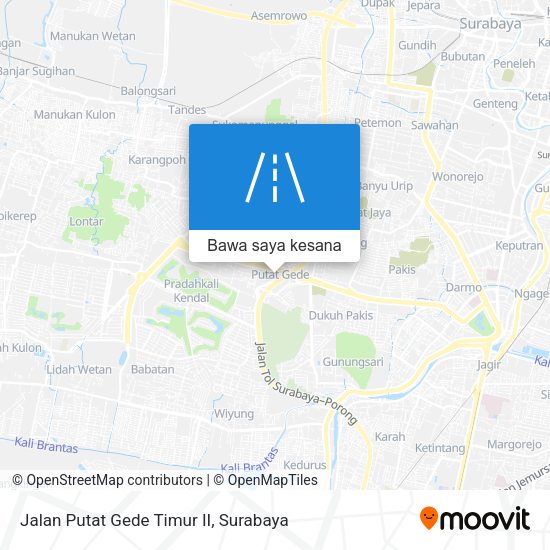 Peta Jalan Putat Gede Timur II