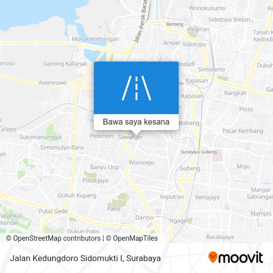 Peta Jalan Kedungdoro Sidomukti I