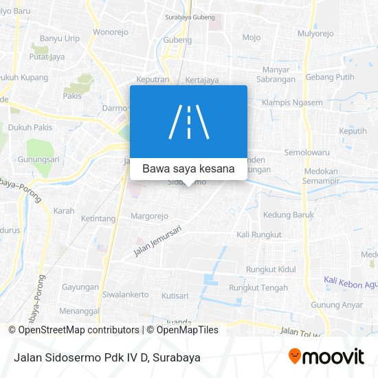 Peta Jalan Sidosermo Pdk IV D