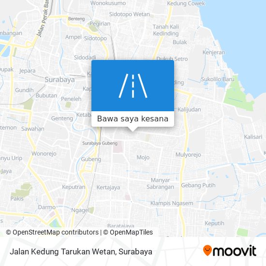 Peta Jalan Kedung Tarukan Wetan