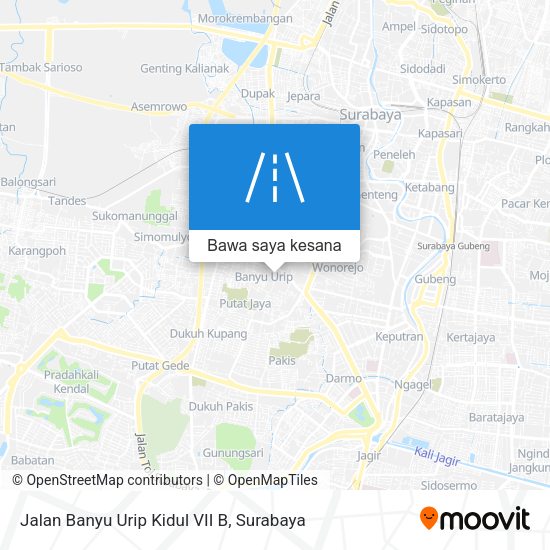 Peta Jalan Banyu Urip Kidul VII B