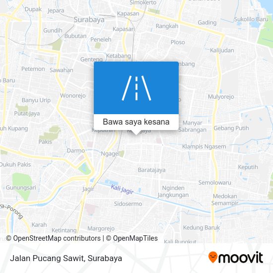 Peta Jalan Pucang Sawit