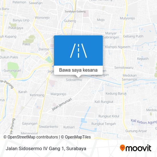 Peta Jalan Sidosermo IV Gang 1