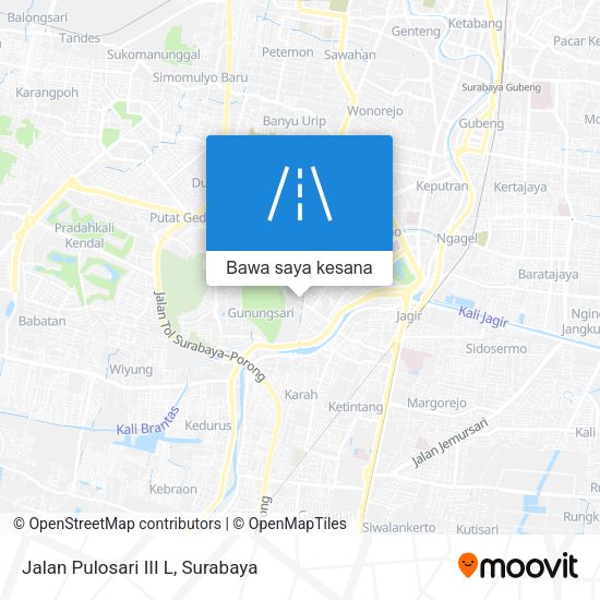 Peta Jalan Pulosari III L