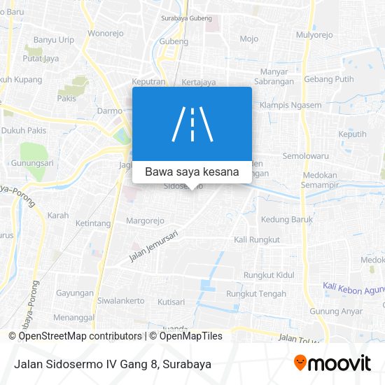 Peta Jalan Sidosermo IV Gang 8