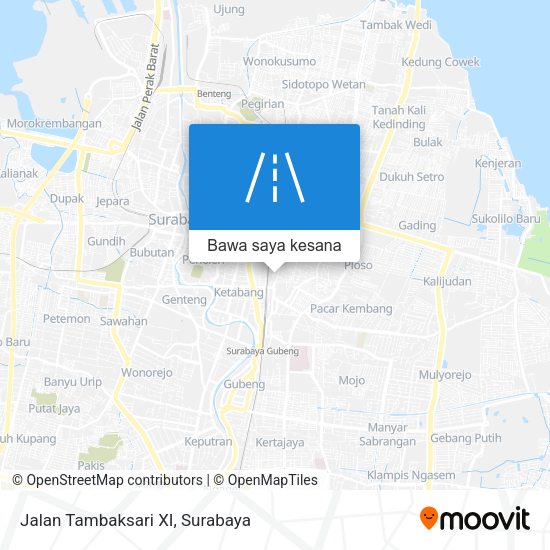 Peta Jalan Tambaksari XI