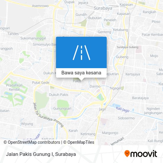 Peta Jalan Pakis Gunung I