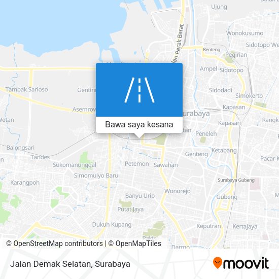 Peta Jalan Demak Selatan