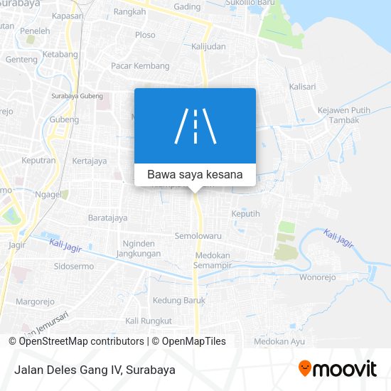 Peta Jalan Deles Gang IV