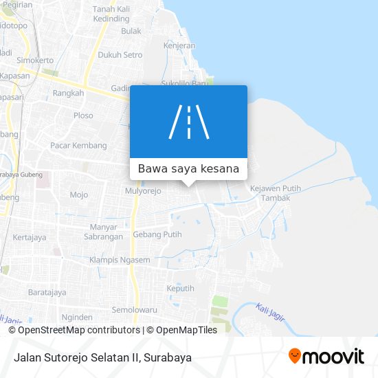 Peta Jalan Sutorejo Selatan II