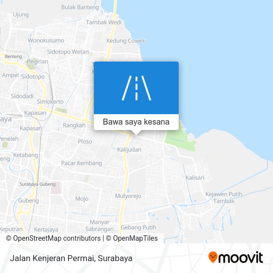 Peta Jalan Kenjeran Permai