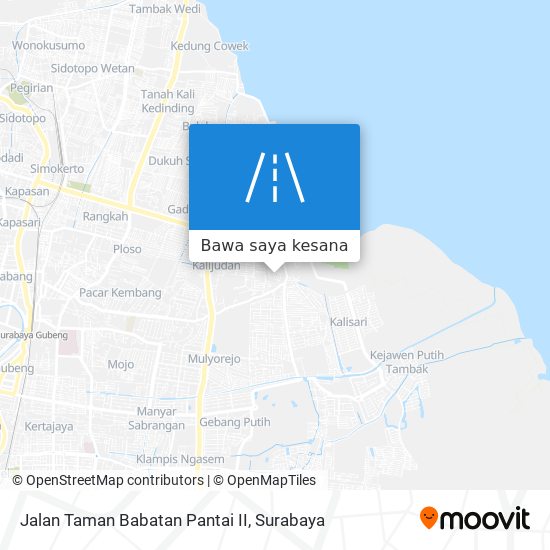 Peta Jalan Taman Babatan Pantai II