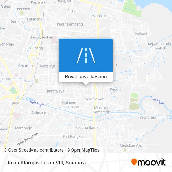 Peta Jalan Klampis Indah VIII