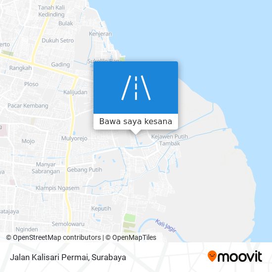 Peta Jalan Kalisari Permai