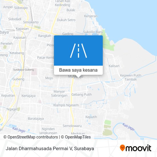 Peta Jalan Dharmahusada Permai V