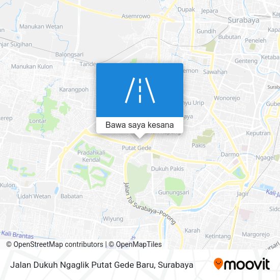 Peta Jalan Dukuh Ngaglik Putat Gede Baru