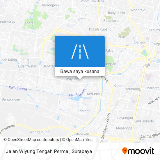 Peta Jalan Wiyung Tengah Permai