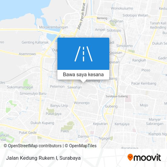 Peta Jalan Kedung Rukem I