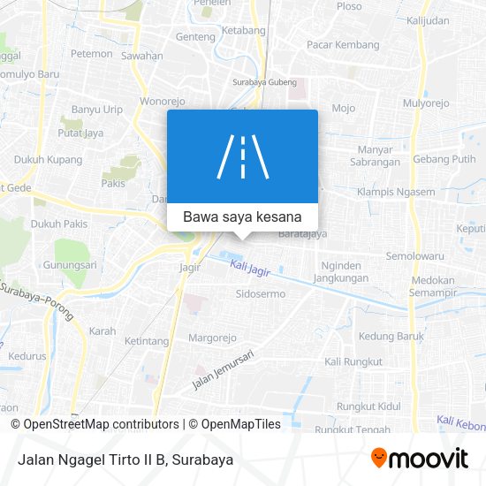 Peta Jalan Ngagel Tirto II B