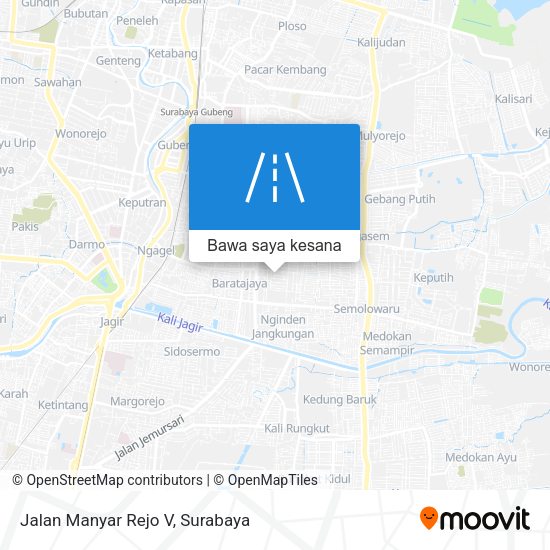 Peta Jalan Manyar Rejo V